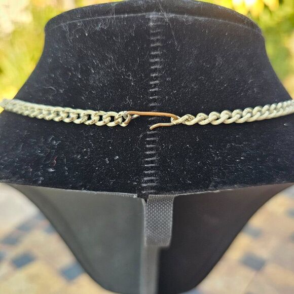 Vintage Mid-Century 1950s Carved Celluloid Floral Filigree Neclace - Picture 5 of 5